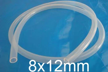 

8mm ID 12mm OD 8x12 Transparent Food Grade Medical Use FDA Silicone Rubber Flexible Tube / Hose silicon tubing