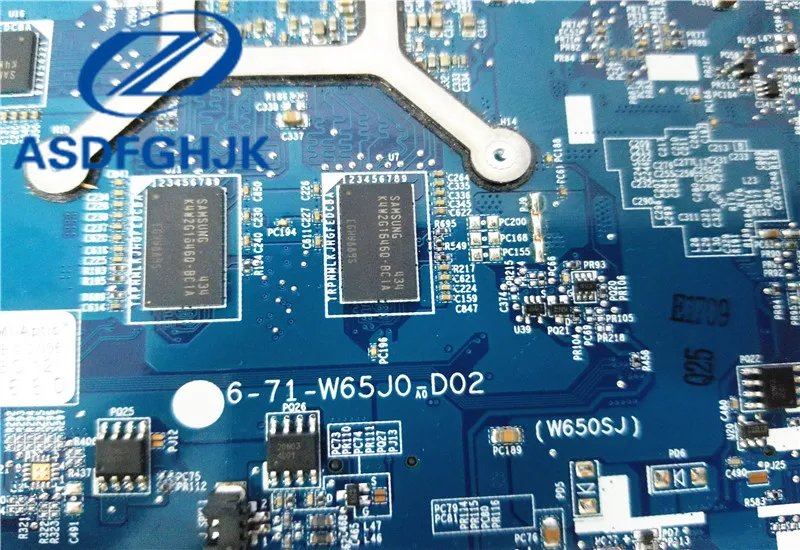 La placa base de computadora portátil para Hasee para Clevo para el Dios de la guerra w650SJ 6-77-W650SJ00-D02-7 placa base 6-71-w65J0-d02 DDR3 100% probado OK La placa base de computadora portátil para Hasee para Clevo para el Dios de la guerra w650SJ 6-77-W650SJ00-D02-7 placa base 6-71-w65J0-d02 DDR3 100% probado OK