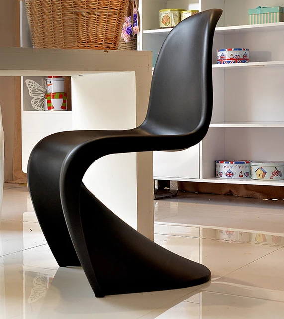 Minimalista diseño moderno estilo clásico sillas S forma Silla de ... Minimalista diseño moderno estilo clásico sillas S forma Silla de ...