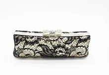 2015 neue Ankunft Neue Taschen Taschen Handtaschen Frauen Berühmte Marken Luxus Stil Der frauen Spitzen Tasche Bankett Strass Handtasche kette