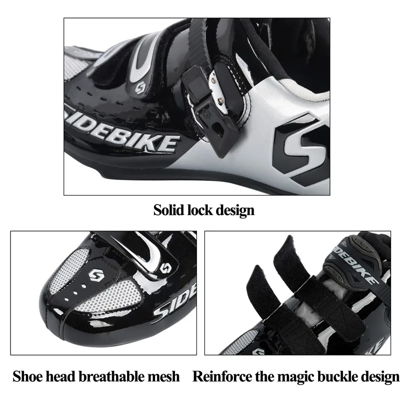 SIDEBIKE обувь для велоспорта Road Sapatilha Ciclismo Zapatillas велосипедные спортивные кроссовки углеродный дышащий велосипед Велоспорт обувь
