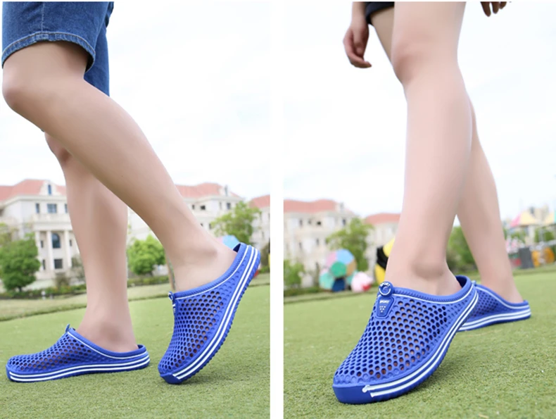 Brand Duty-Free Big Size 36-45 Lover Clogs 6 Colors Croc Shoes Men Band Sandals Summer Beach Water Swimming Mens Shoe (10)