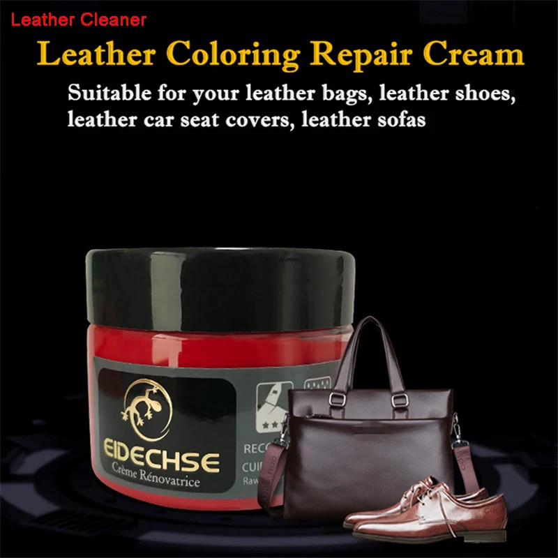 Leather Refurbishing Cleaner Car Sofa Leather Shoe Refurbishing Agent Descaling Cleaning Cream All-Purpose Repair Tool