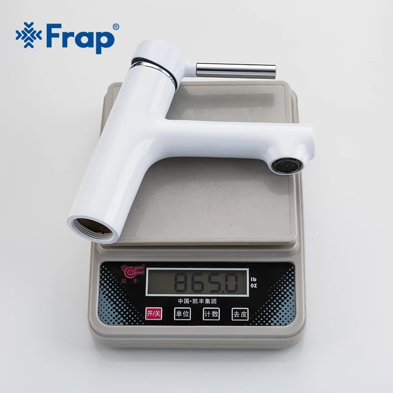 FRAP Innovative Basin Faucet White Spray Paint