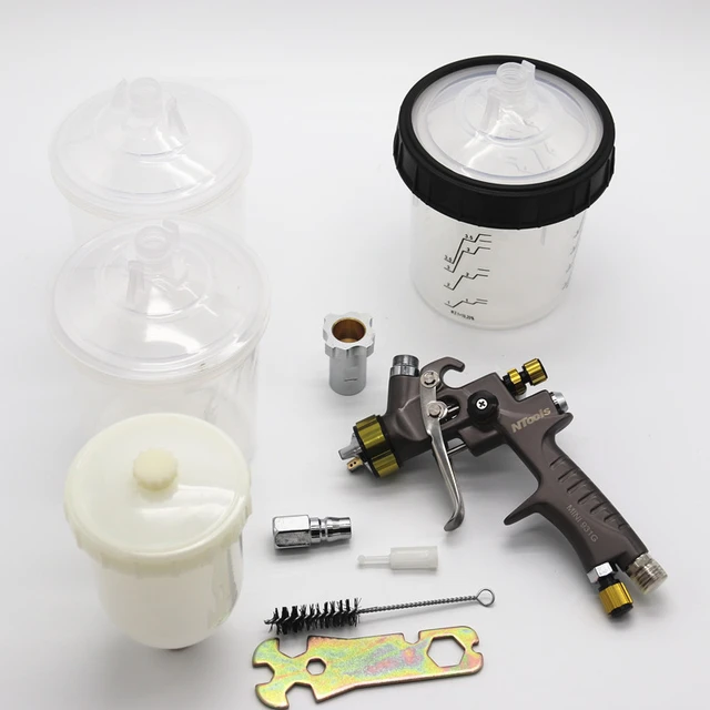 1.2mm Spray Gun Paint Spray Gun MiNi Spray Gun Gravity Feed Paint 250ml Cup  MiNi