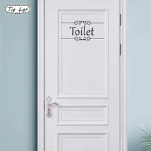 1 шт. креативная ванная комната туалет декор двери стикер стены виниловая наклейка ПВХ старинное украшение стикер