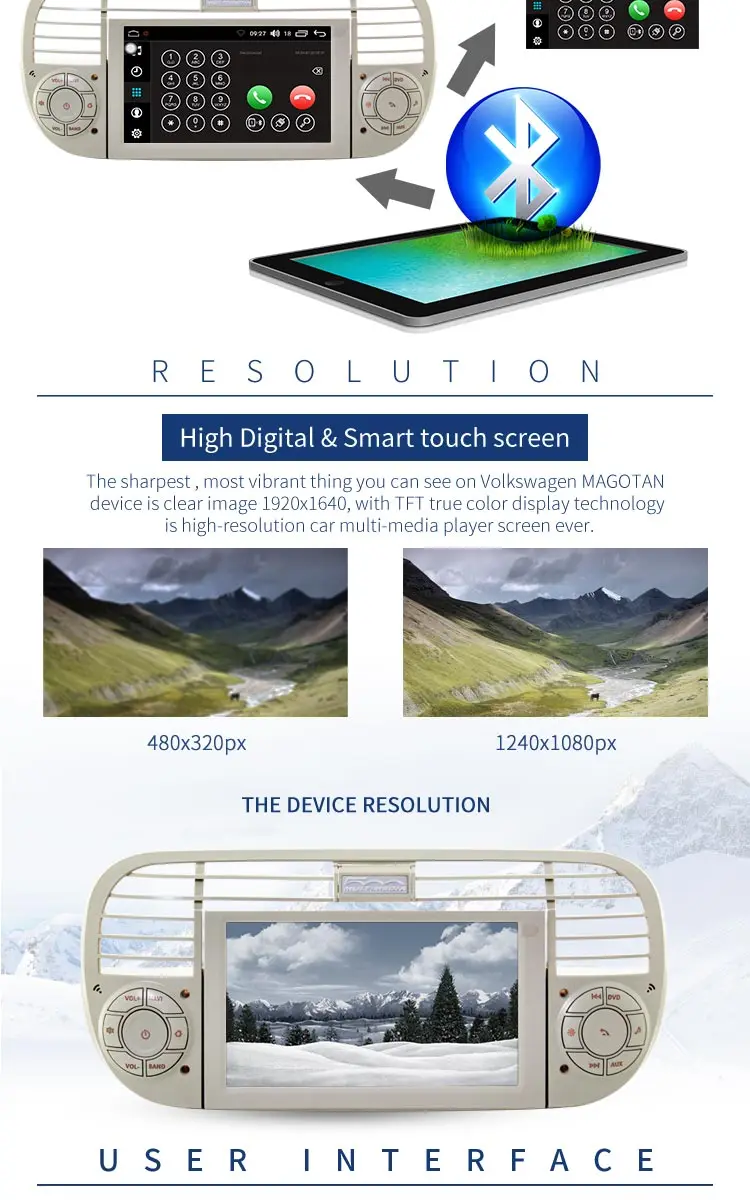 Cheap LJHANG Android 8.0 Car DVD Player 1 din for Fiat 500 Abarth 2007-2015 Mirror-link stereo headunit RDS Automotive GPS Navi Audio 3