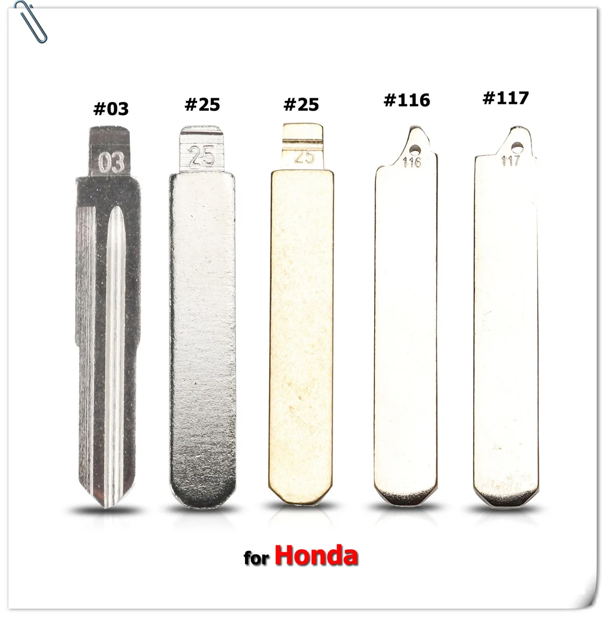 Keyforkess #117 #116 #25 #03 lama chiave per Honda Accord Fit Odyssey CRIDER(2014G/A) Flip pieghevole KD VVDI JMD chiave auto vuota -