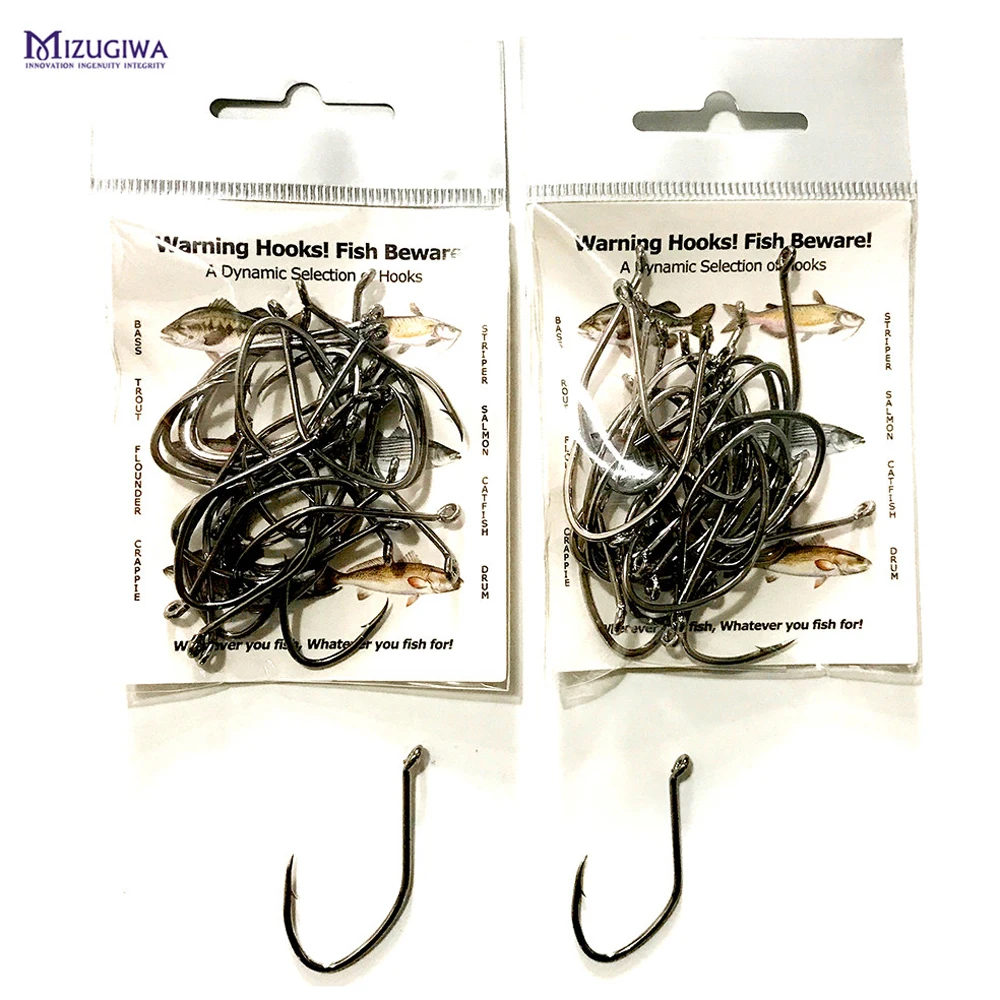 50 шт. рыболовные крючки MIZUGIWA 1/0 2/0|hook tackle|catfish hookfishing hook |
