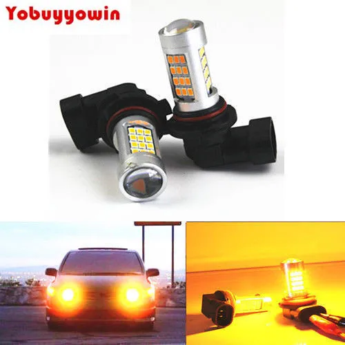 

2Pcs/Lot Amber/Yellow 9006 HB4 100W Samsung 2323 Chip LED Projector Car Auto Fog Driving Light Bulb