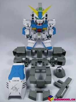 

Gundam SD RX-78 NT-1 The National 3D Paper Model DIY