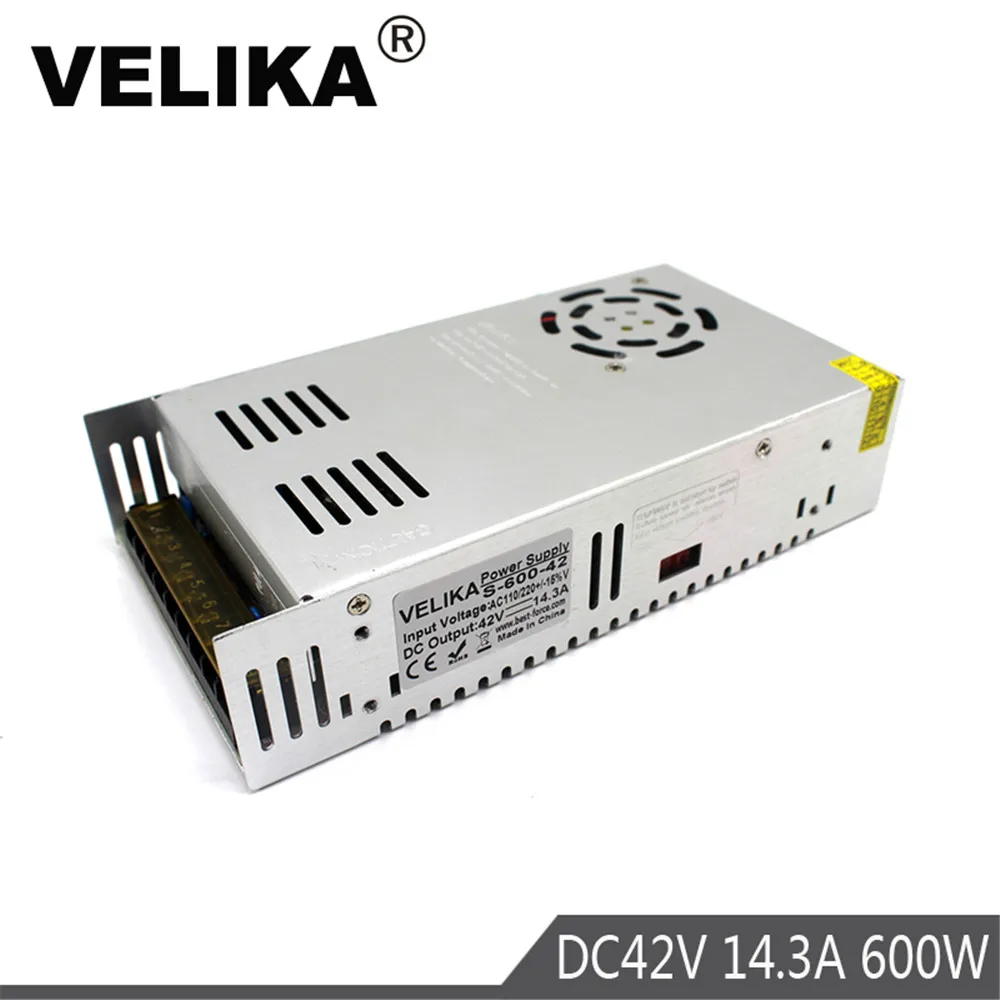 

Switching power supply DC 42V 14.3A 600W Driver Transformers AC110V 220V TO DC42V SMPS for Led Strip Modules Light CCTV 3D Print