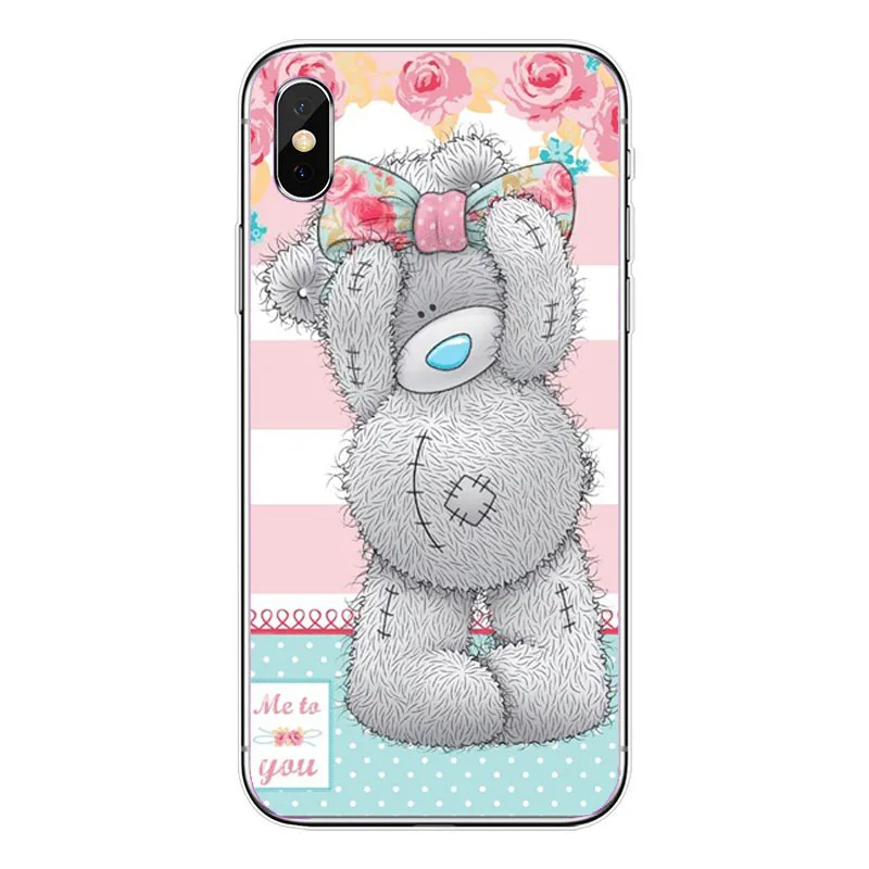 Силиконовый чехол для телефона для iphone XS Max чехол Tatty Teddy Me To You Bear чехол для телефона Чехлы для iphone 5S, SE 6S 7 8plus XR чехол - Цвет: TPU