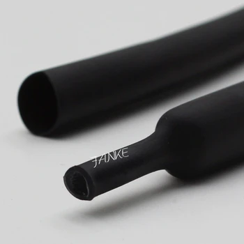 

5meters/lot Cable Sleeve Heat shrink tubes for Iphone/Ipad data line/wire protection Black Ratio:3:1 Insulation tubing