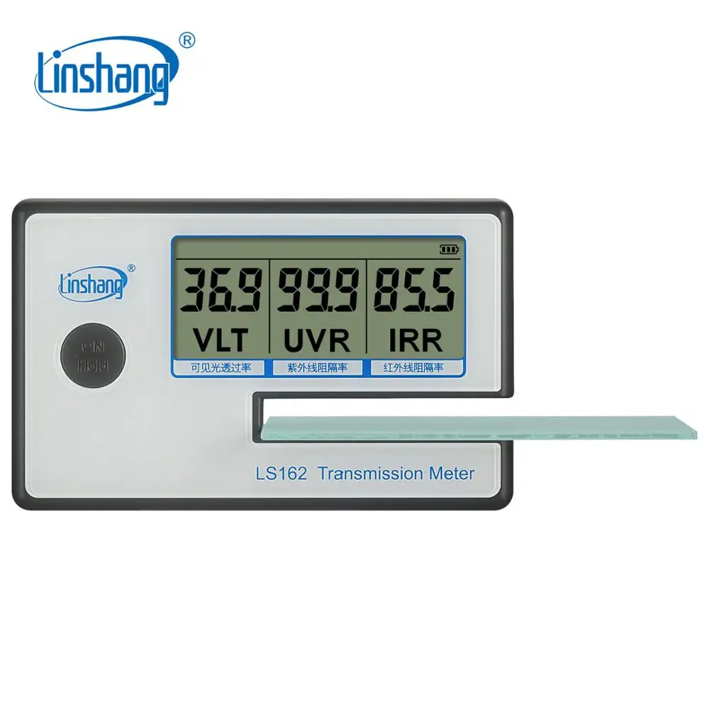 Linshang LS162 портативный передатчик метр для солнечной пленки стекло окно оттенок с VL пропускания УФ ИК отбраковка Блокировка скорость