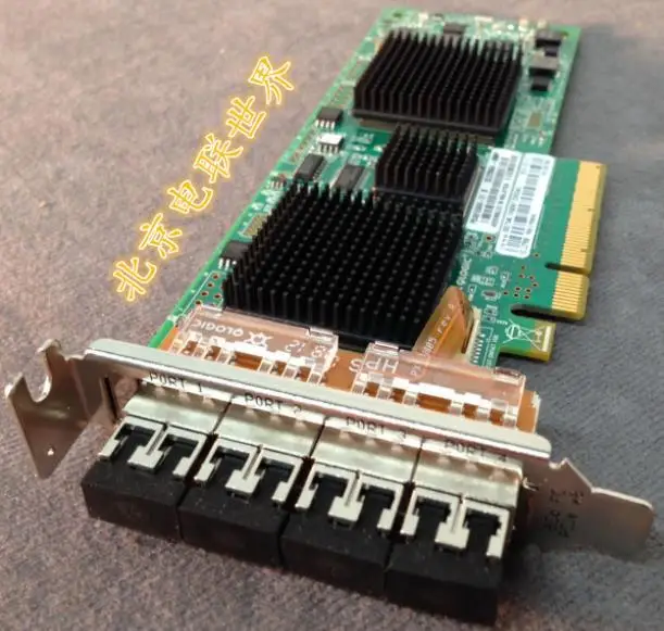 Карта контроллера 00FX604 00E7546 00E1578 QLE2564L 8 Гб четырехпортовый PCIe адаптер 8GbE FC LC SR HBA |