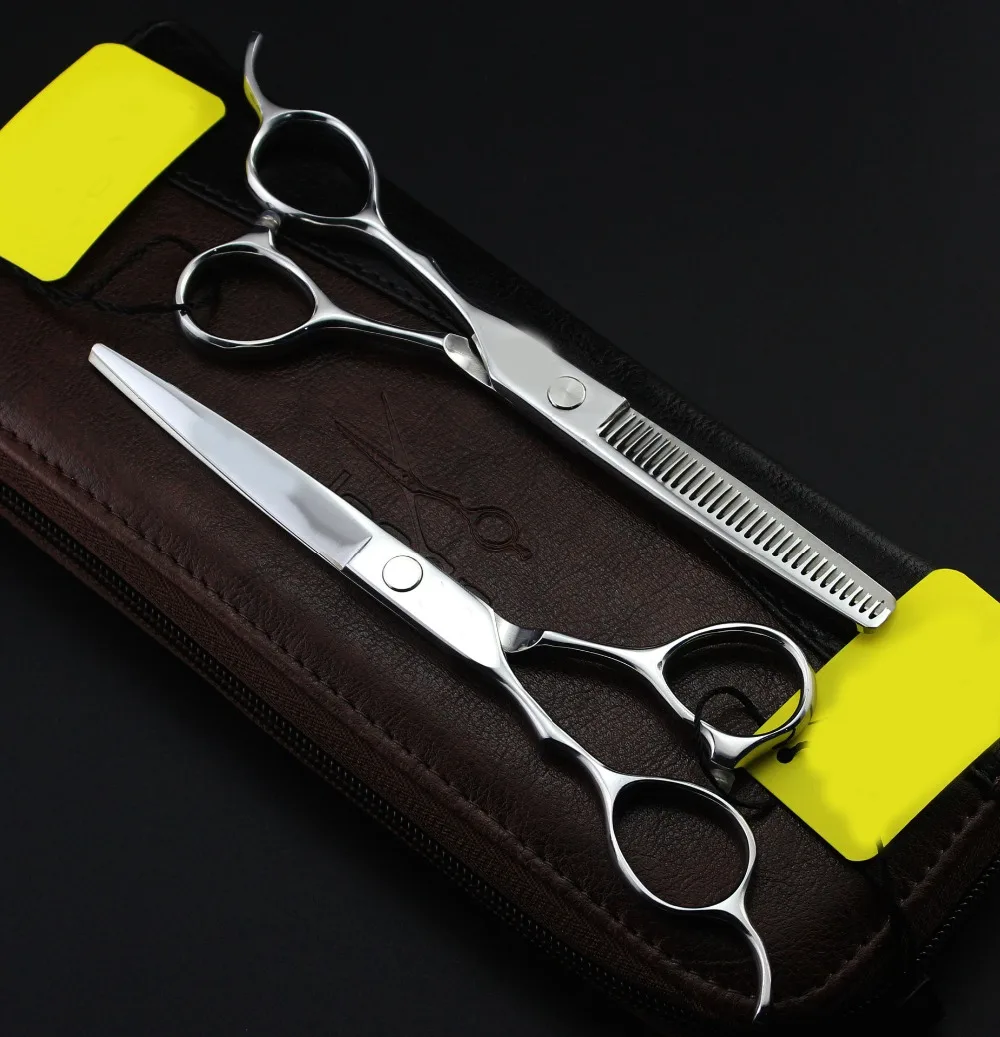 

customize name 5.5" 6" left-hand hair scissors brand barber salon hair dressing tool cutting thinning set Japan hair scissor