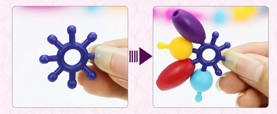 Игрушки для девочек! 0,5 кг 380 шт. B. Pop Arty Pop-Arty Pop Beads Snap-Together комплект ювелирных изделий для девочек DIY ожерелье аксессуары для браслетов игрушки для макияжа