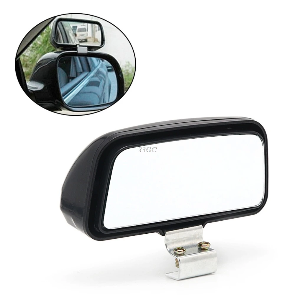 

Car Truck Wide Angle Mirror Rear View Blind Spot Adjustable 11x7cm Unversal 1Pc MAY18_25