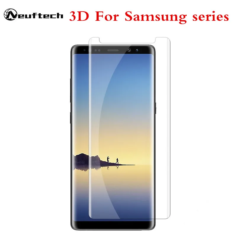 3D Curved UV Glass Protective For Samsung Note 8 9 S8 S9 Plus Screen Protector Film Tempered | Мобильные телефоны и
