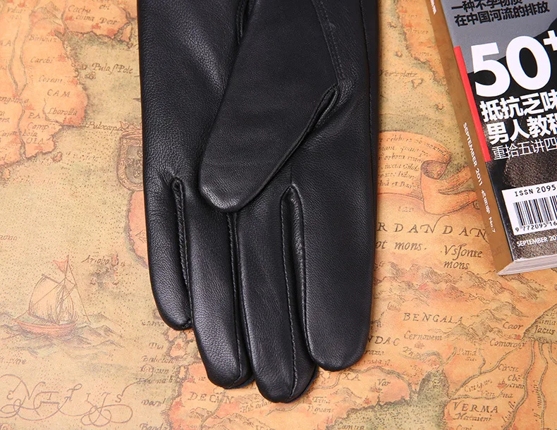 Новинка 2018 г. модные унисекс зимние кожаные перчатки Для женщин Для мужчин варежки осень-зима пара Drving перчатки, варежки Guantes DWA561
