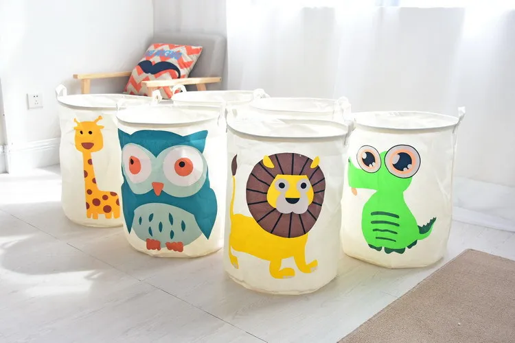 شحن مجاني! قدرة كبيرة الغسيل سلة الحيوان مطبعة القماش تخزين حالة حقيبة تخزين القطن مزيج التصميم