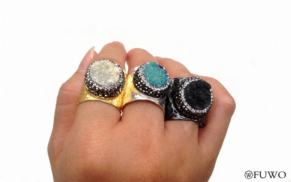 Aura Druzy Ring 11