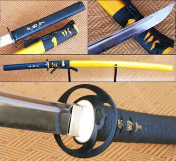 

41"Japanese Katana Sword Tempered 1095 Steel Full Tang Blade Sharp