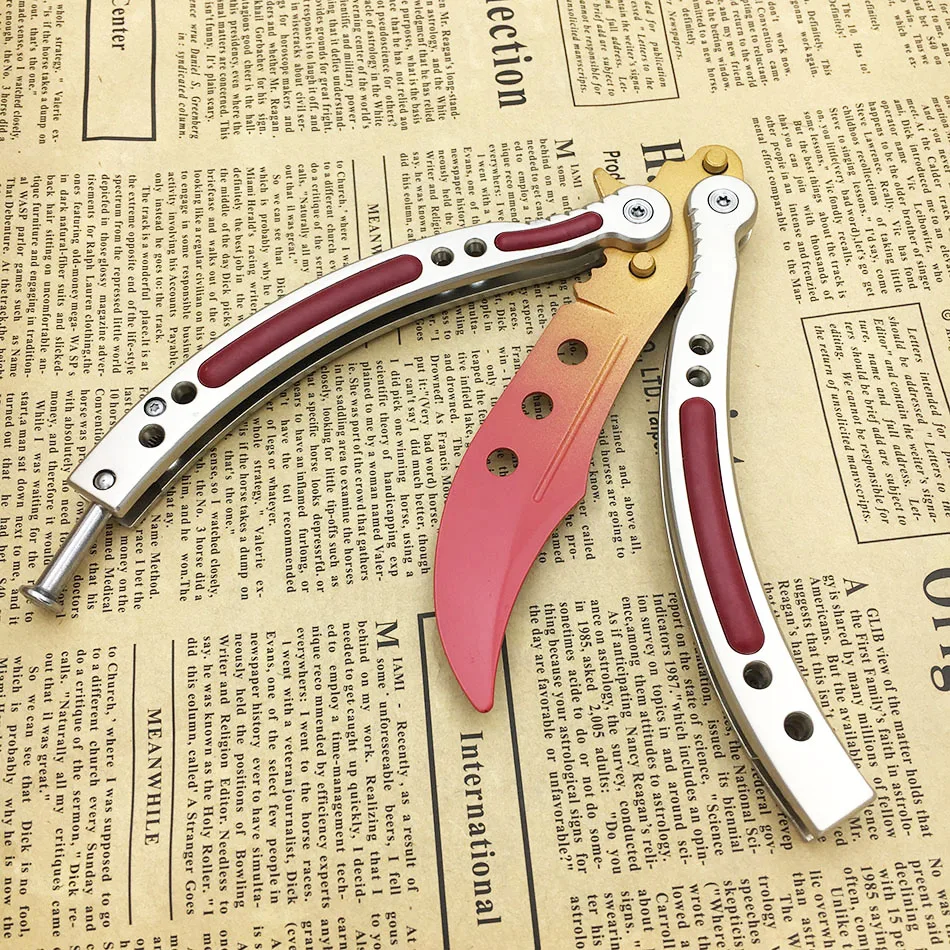Cheap butterfly in knife training