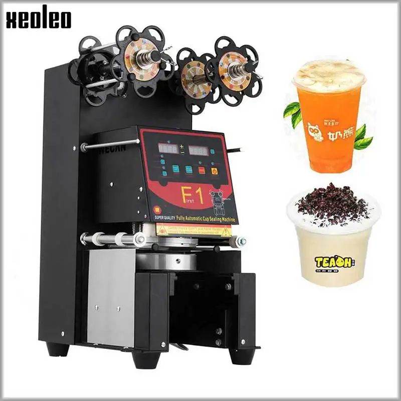 Xeoleo Full Automatic Cup sealing machine Bubble tea machine Cup sealer