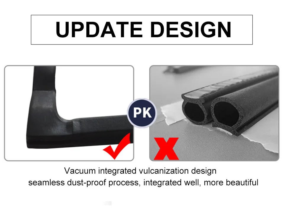 Универсальное автомобильное резиновое уплотнение для передних и задних дверей, багажника, багажника, капота, уплотнительные полосы, Накладка для салона, хэтчбека, внедорожника, MPV