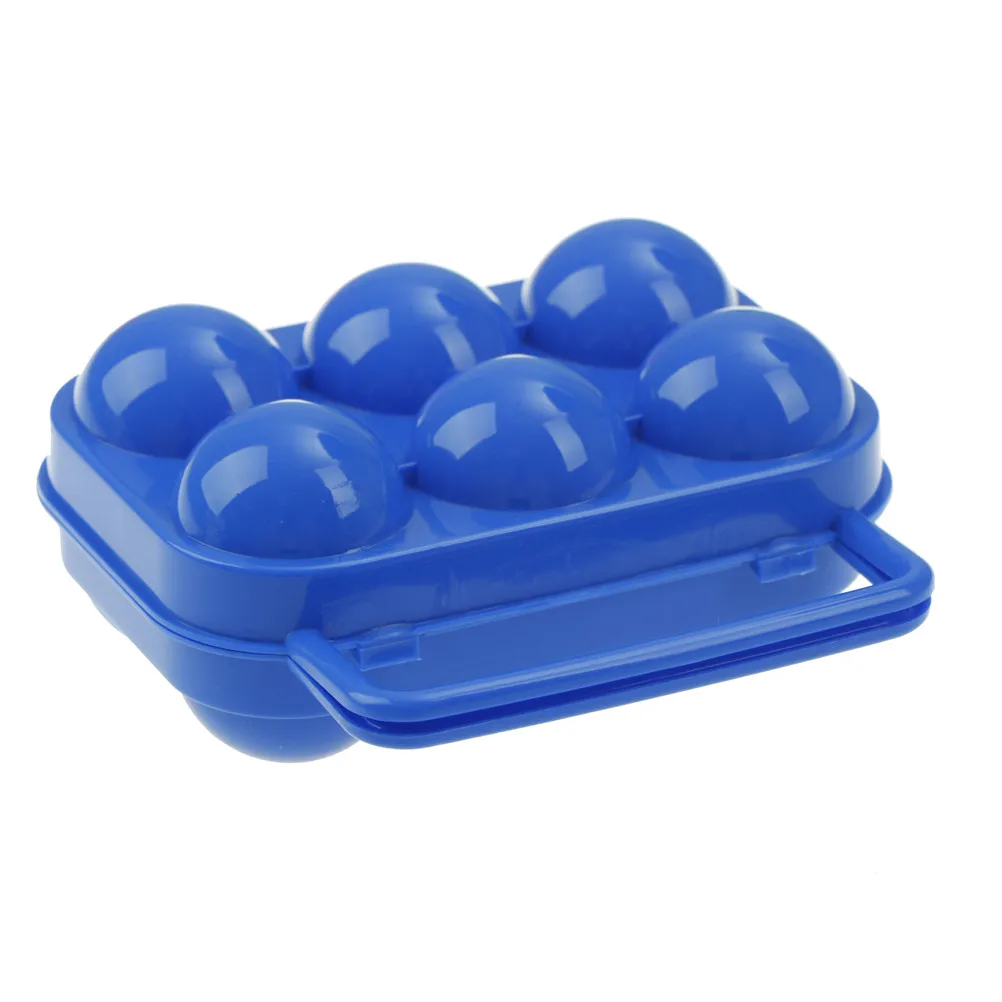 1pc Plastic Egg Container Kitchen Convenient Storage Box PortableFresh Hiking Outdoor Camping Carrier For Egg Case Hot Sale