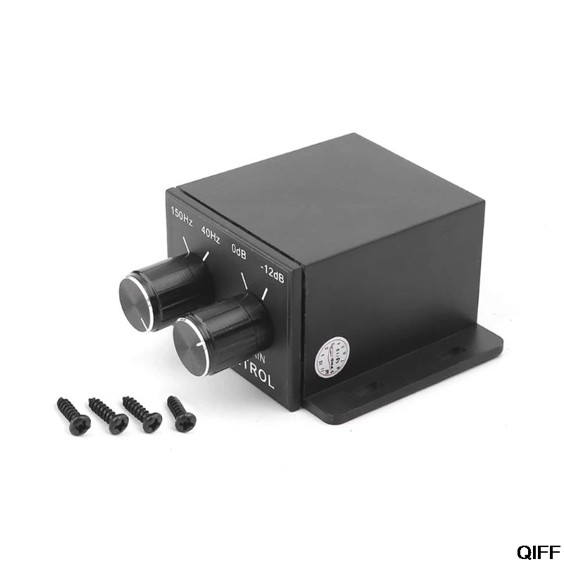 Автомобильный регулятор аудио усилитель баса сабвуфер стерео эквалайзер контроллер 4 RCA May06