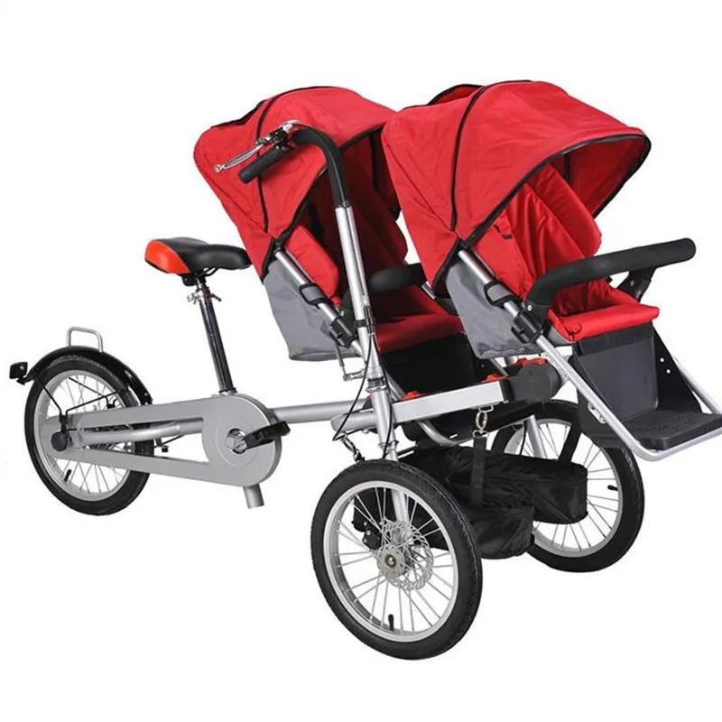 Мумия BabyStroller складной три колеса тележки ребенок notaga велосипед коляски для детей notaga велосипед трехколесная коляска коробки Сталь