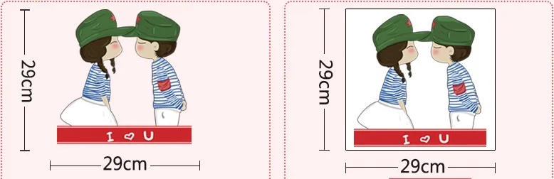 Я люблю тебя армейская Кепка свадебное теплое украшение декоративное искусство