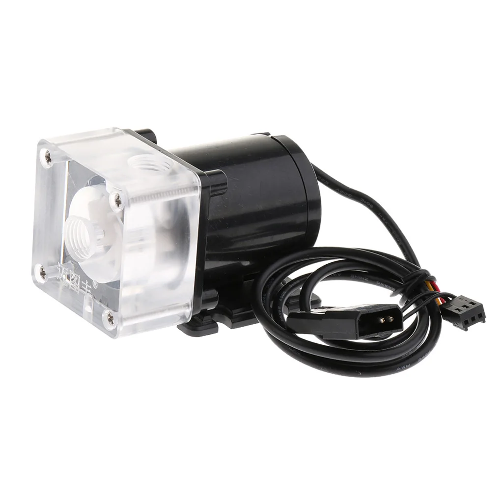 DC 12V 9W Low Noise CPU Cooling Water Pump for Desktop Computer Cool System 