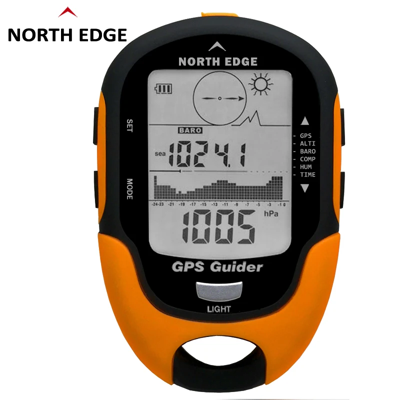NORTH EDGE Men Outdoor Travel GPS Tracker Locator Finder Navigation