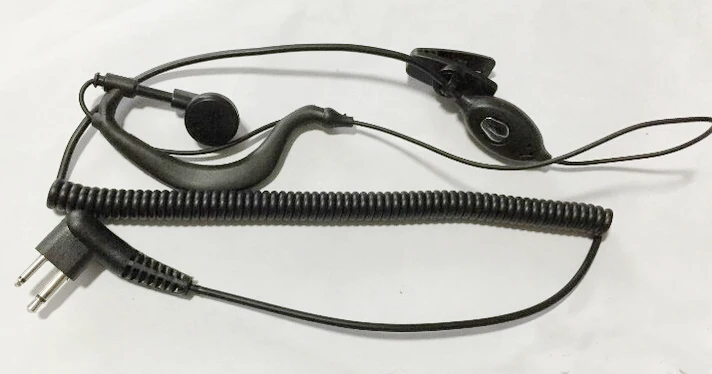 10 шт. 2pin g образный наушник гарнитура микрофон PTT для Motorola двухстороннее радио GP88