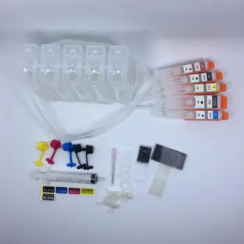 

YOTAT PGI-170XL CISS ink cartridge PGI170 PGI-170 CLI-171 for Canon PIXMA MG5710 MG6810 (Lartin America)