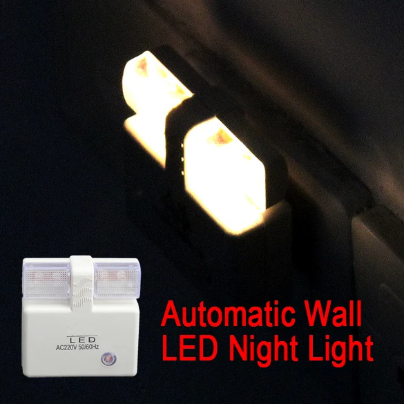 New Nightlight Energy Saving Light Control Automatic Wall LED Night