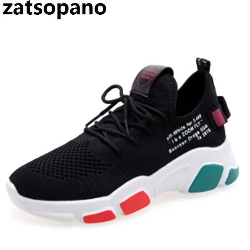 

2019 Girl Sneakers Shoes Women White/Black Breathable Spring Summer Casual Shoes Female Colors Shoes Flat Heel Zapatillas Mujer
