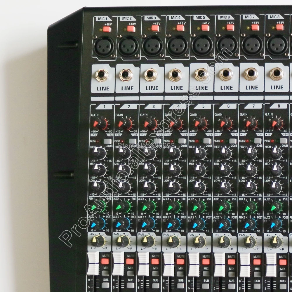 MICWL Pro 12 каналов двойной группы диджей караоке аудио звук микрофон микшерный консольный стол миксер+ USB SD DSP 100-240 в рабочий