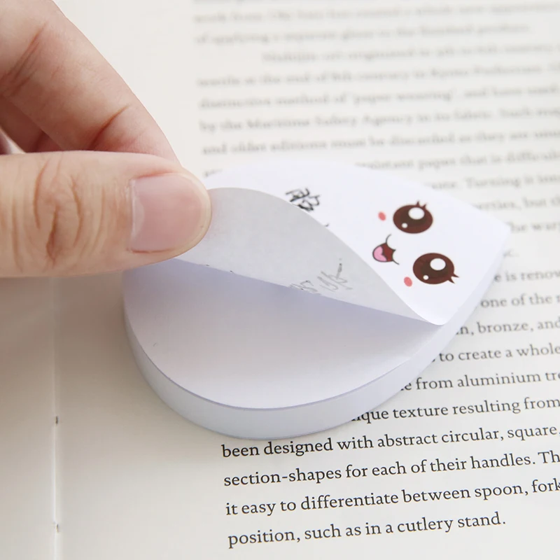 2 шт./лот милые капли воды удобные стикеры блокнот для записей Липкие заметки