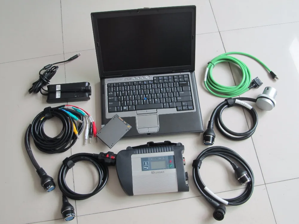  Mb star c4 d630 laptop super ssd 240gb 201912 volle set für mb auto und lkw diagnose werkzeug berei