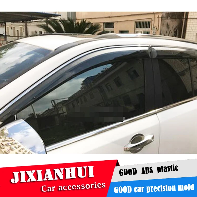 Пластиковый козырек для окна Mitsubishi guide 2007-2015 защита от солнца и дождя на