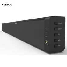LONPOO Home Theatre Speaker Soundbar for TV 60W Bluetooth Speaker Stereo Soundbar TV font b Subwoofer