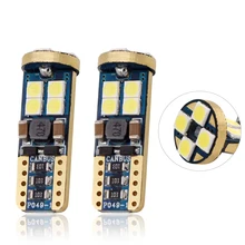 1 шт. T10 светодиодный W5W 3030 12 Светодиодный внутренний светильник T10 Автомобильный светодиодный 12 v canbus Error Free чтение светильник просвет светильник грузовик светодиодные лампы