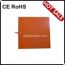 Изготовленный на заказ электрическая нагревающая прокладка 220v с клейкой лентой 3m силиконовый нагреватель 300x300 мм от производителя