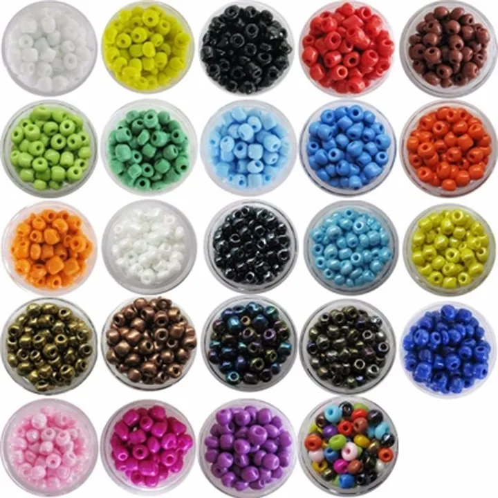 1 4mm  Bag Porcelain Garment Beads DIY Round Seed Spacer Beads for Cloth Bag Jewelry Making Accessories
