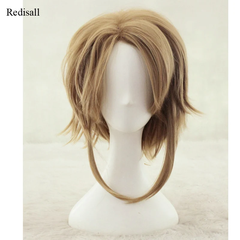 

Adult The Legend of Zelda Link Brown Wig Cosplay Halloween Role Playing Hair Unisex